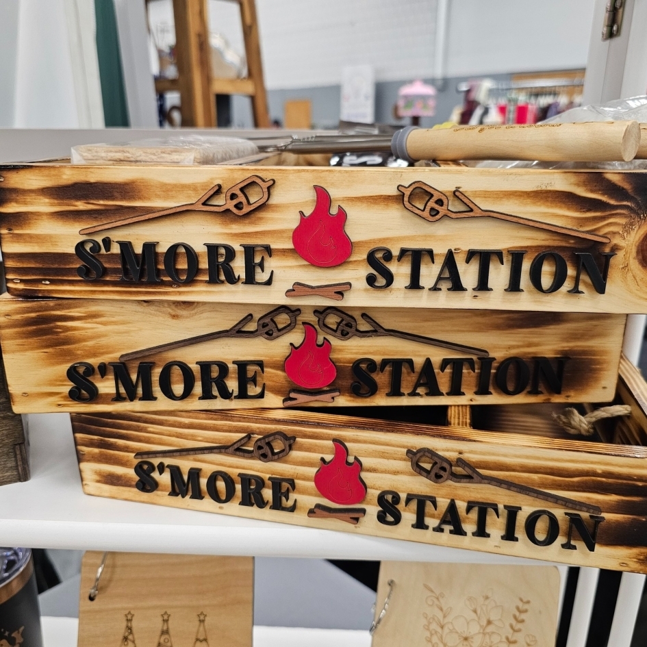 Two Barking Dogs Laser Engraving Photo