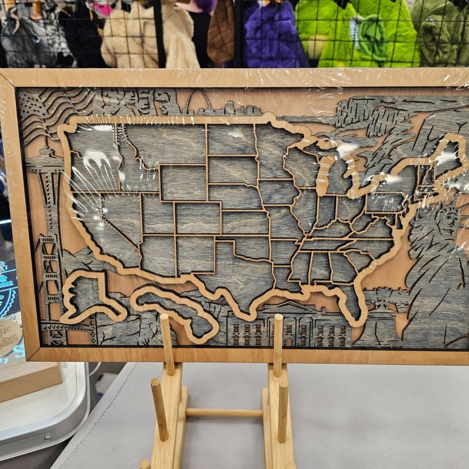 Two Barking Dogs Laser Engraving Photo